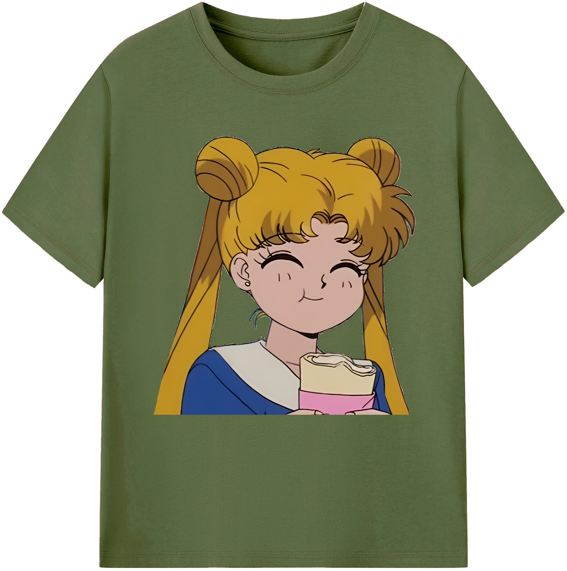 （画像用） 美少女戦士セーラームーン 愛野 美奈子 あいの みなこ Sailor Moon Aino Minako 綿100％半袖Tシャツ（フロントプリント）